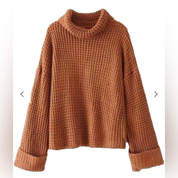 Goodnight Macaroon - Cognac knitted sweater - Picture 1 of 5
